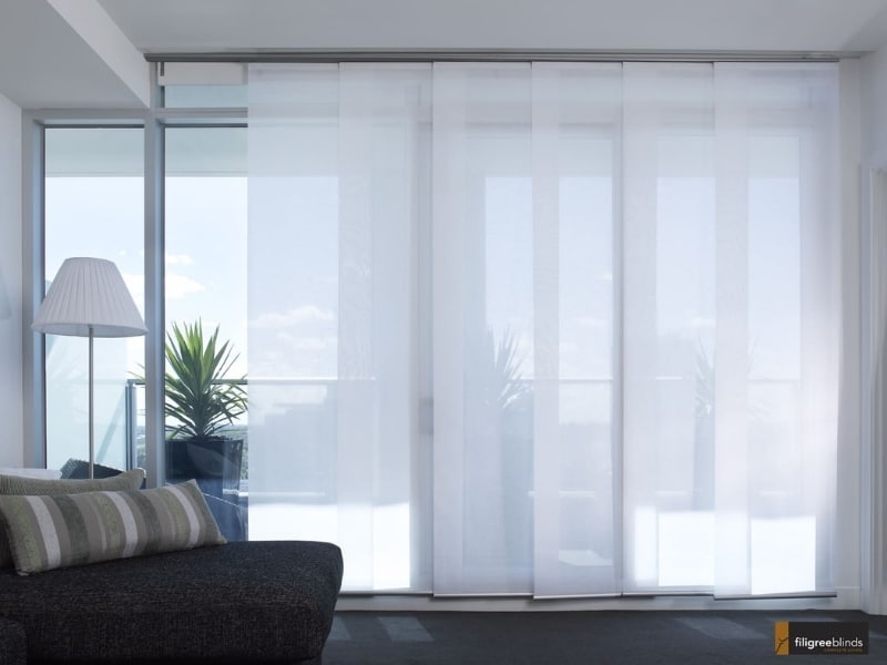 Category Panel Glide Blinds in Campbelltown