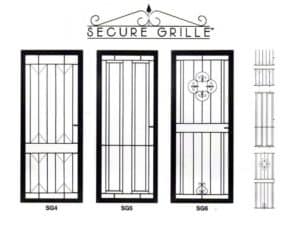 Patterned Grille Doors Campbelltown