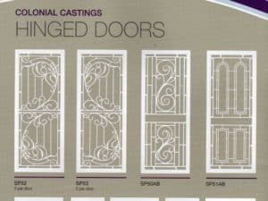 Patterned Grille Doors by Macarthur in Campbelltown