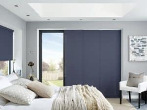 Bedroom Panel Glide Blinds Campbelltown